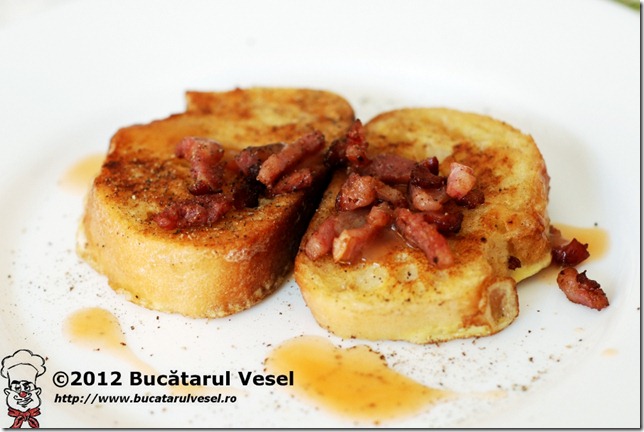 French toast and bacon